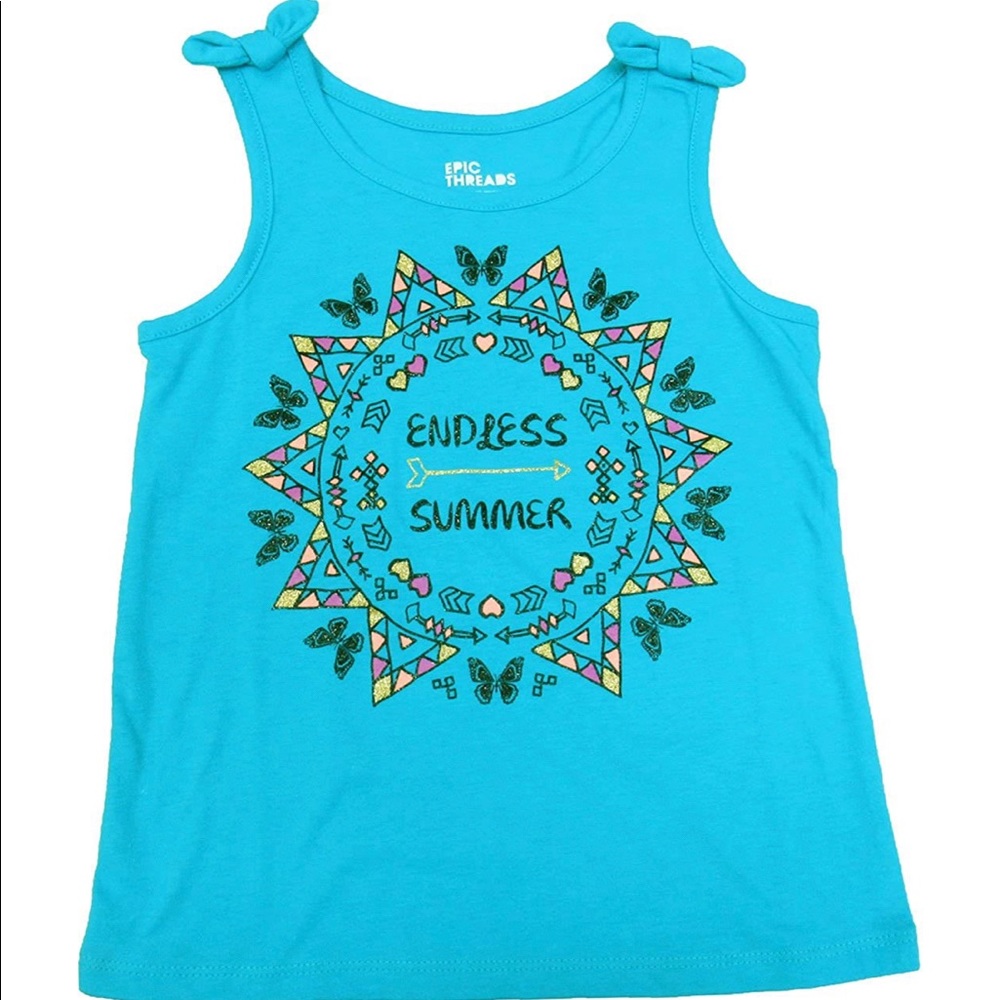 GIRLS ENDLESS SUMMER TANK-TOP TURQUOISE